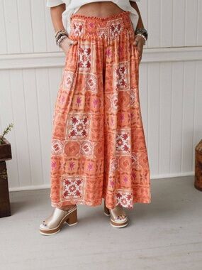 Women’s Three Bird Nest - Wildly Free Wide Leg Pants size large